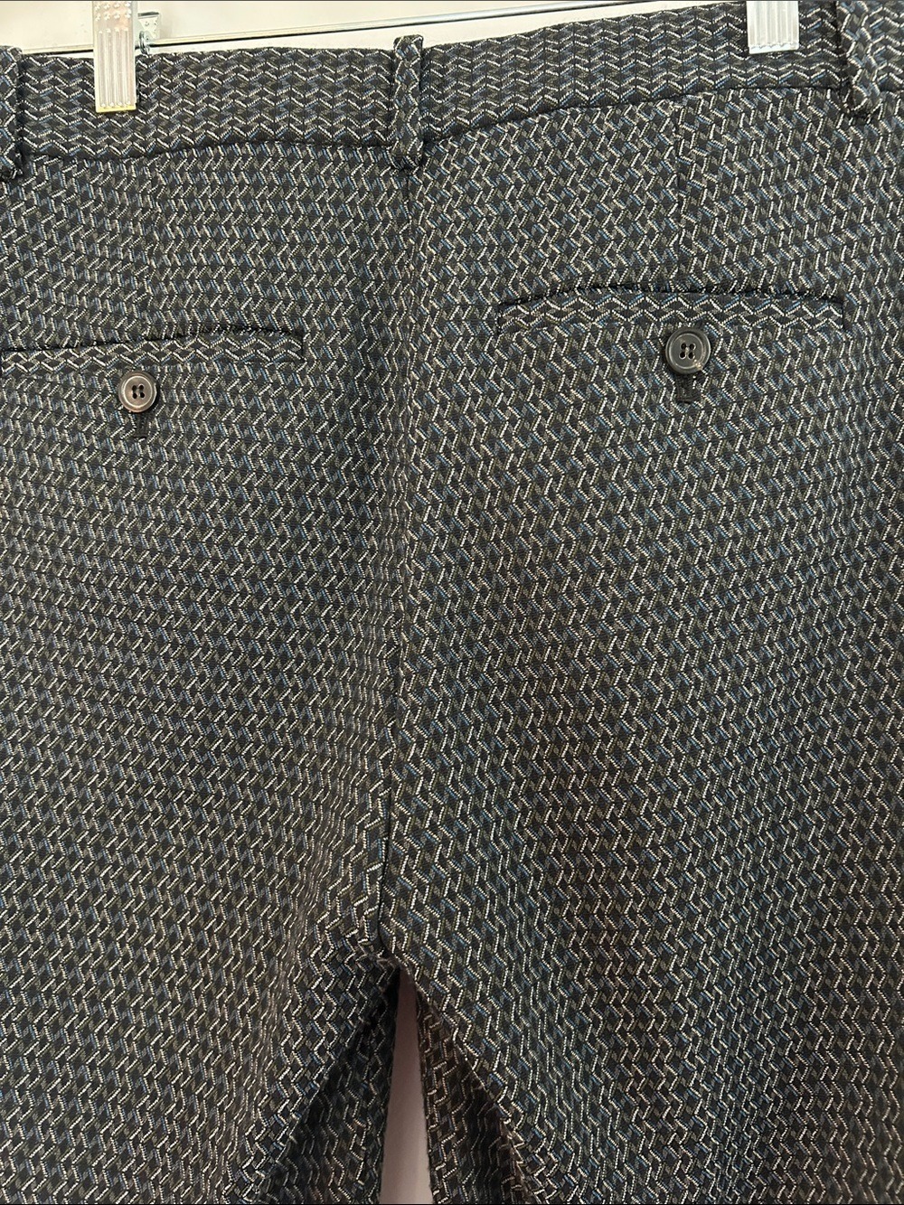 Theory Treeca Shadow Jacquard Cropped Pant Size 4 - Picture 9 of 10